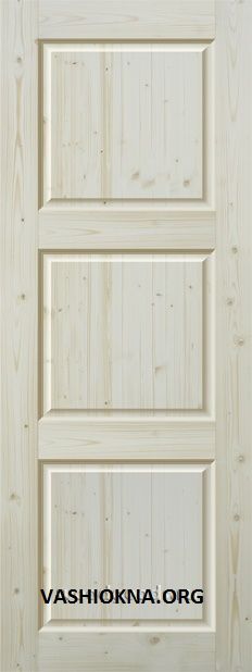 Филенчатая сосновая дверь